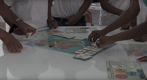 Test du jeu Ouragame dans un collège de Guadeloupe (mai 2021).